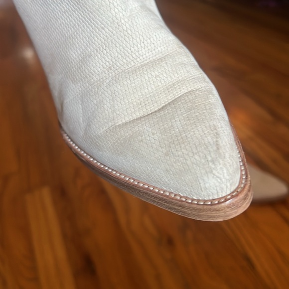 Marc Fisher Cream Ankle Booties - Picture 3 of 5